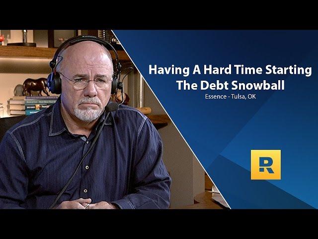 I'm Having A Hard Time Starting The Debt Snowball