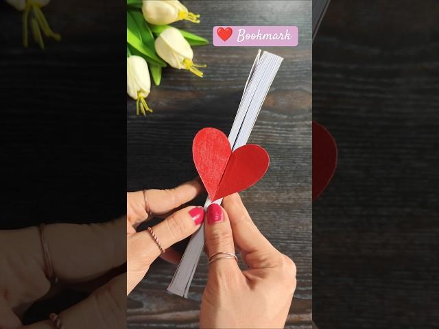 CUTE Origami Heart Bookmark TUTORIAL! #origami #bookmark