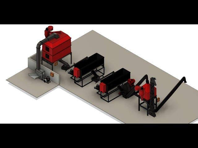 Agricon Pellet, Pelleting or Pelletizing Machine - Basic plant operation