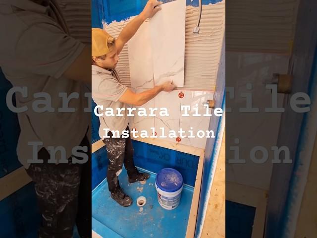 Tile Shower Walls 12 by 24 Large Format | Installing Vertical Layout
