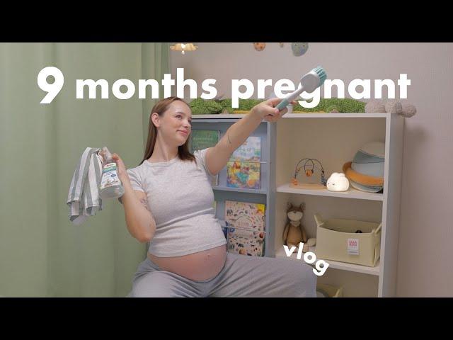 I'm 9 months pregnant!  exciting baby news & satisfying apartment cleaning