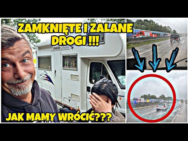 ZALANE I ZAMKNIĘTE DROGI !!! STARAMY SIĘ DOTRZEĆ DO DOMU !!! TRAGEDIA