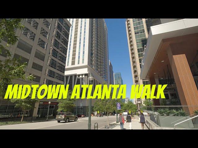 Atlanta Walk : Tech Square to Midtown via W Peachtree St | October 2023