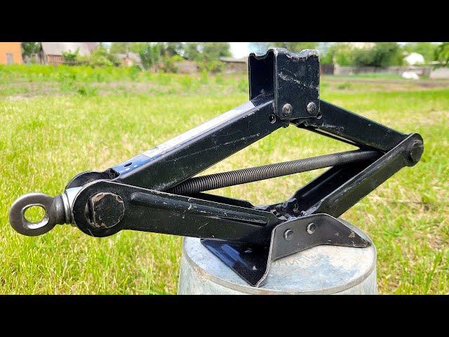 Brilliant Idea From Old Car Jack!! Powerful Homemade Vise from an Old Car Jack!