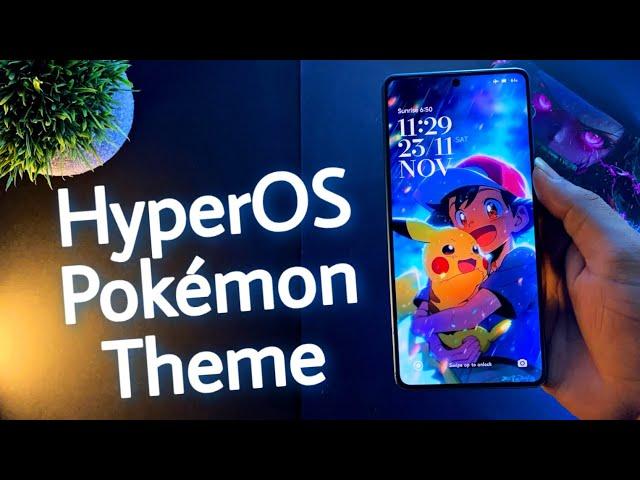 HyperOS Pokémon Theme For Any Xiaomi Devices | New Anime System Ui | #hyperos