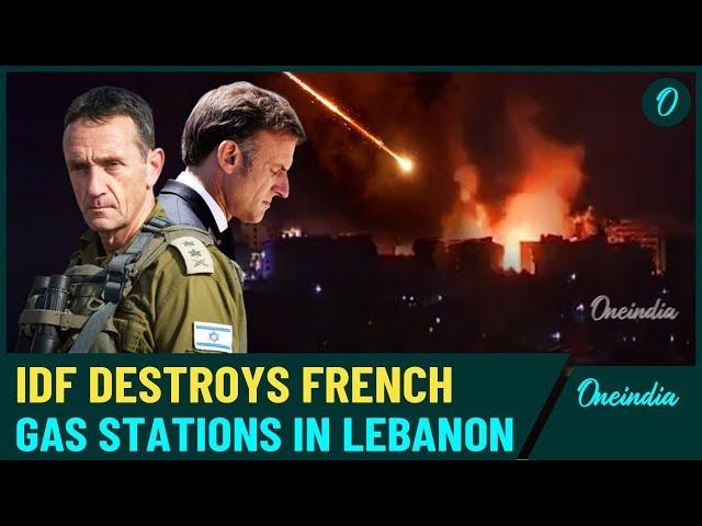 Video| IDF Hits French Oil Facilities in Lebanon Amid Hezbollah Attack, Tensions with Macron Soar