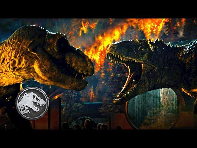 Jurassic World Dominion | T. Rex vs Giganotosaurus