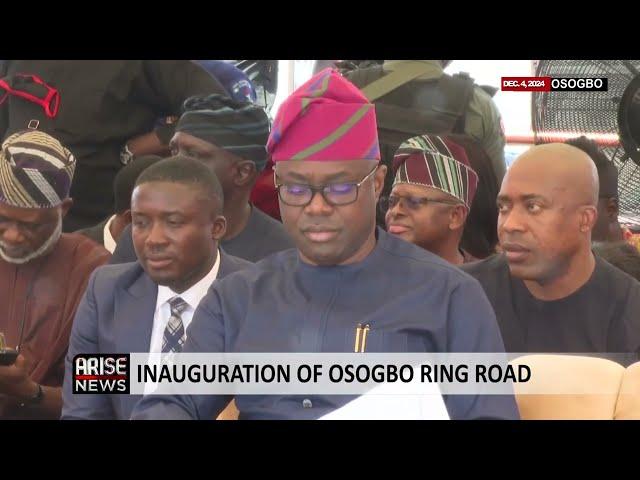 INAUGURATION OF OSOGBO RING ROAD