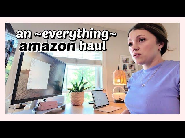 VLOG  new Makeup, organizing the AwFuL closet (we all have one..) + big Amazon Haul