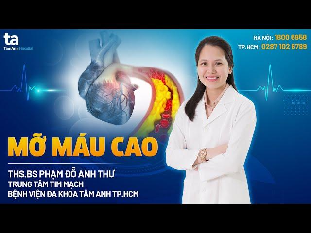 Mỡ máu cao (Cholesterol cao): Nguyên nhân, dấu hiệu và cách phòng tránh | Tâm Anh