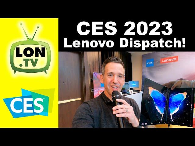 Bonus CES 2023 Dispatch! New Lenovo Products: Dual Screen Laptop, E-ink ThinkBook and more!