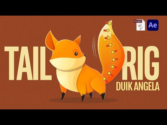 After Effects DUIK Angela Easy Tail Rig Tutorial