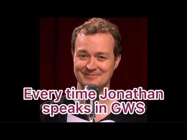 Every Time Jonathan Speaks in the Goes Wrong Show