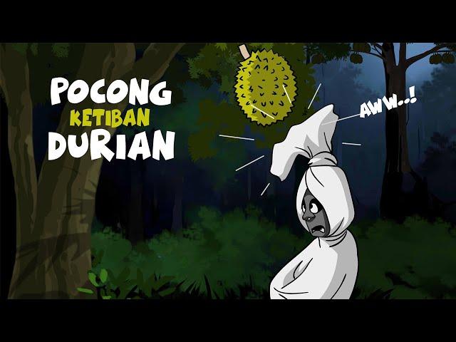 Pocong Ngidam Durian Runtuh - Kartun Lucu Pocong