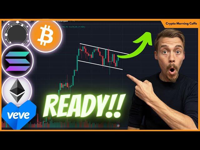 URGENT:CRYPTO READY TO PUMP?! NEW ATH SOON???!!!- SOLANA,, ECOMI / VEVE NEWS!!!