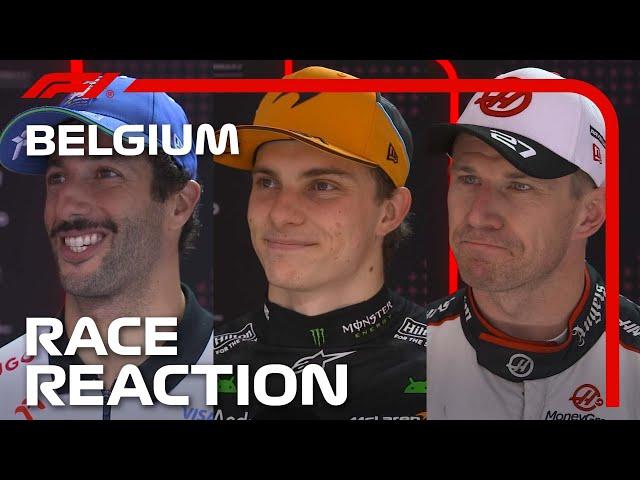 Drivers' Reaction After the Race | 2024 Belgian Grand Prix