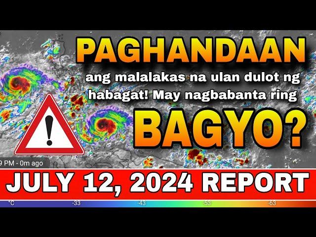 MALALAKAS NA ULAN, ASAHAN! ️ | WEATHER UPDATE TODAY | ULAT PANAHON NGAYON | BAGYO UPDATE TODAY