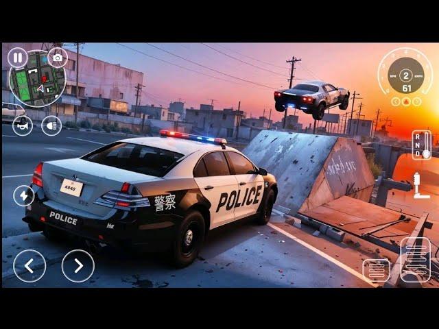 Police car Driving Chase Simulator 3D Real Multi storey Car Driver gameplay