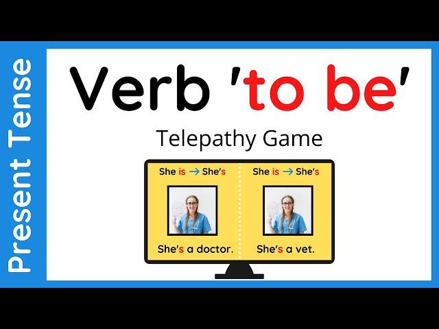 Verb 'to be' Activity | Present Tense