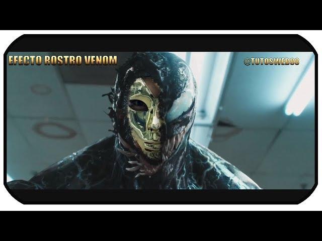 Coloca tu rostro en la cara de Venom After effects tutorial / Venom Face 