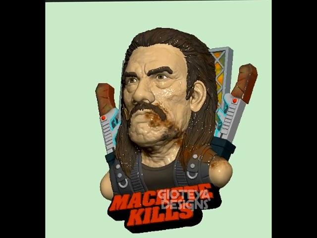 Machete Kills #machete #machetekills #movies #dannytrejo #3dprint #3dprinting #fanboy #fanart #3d