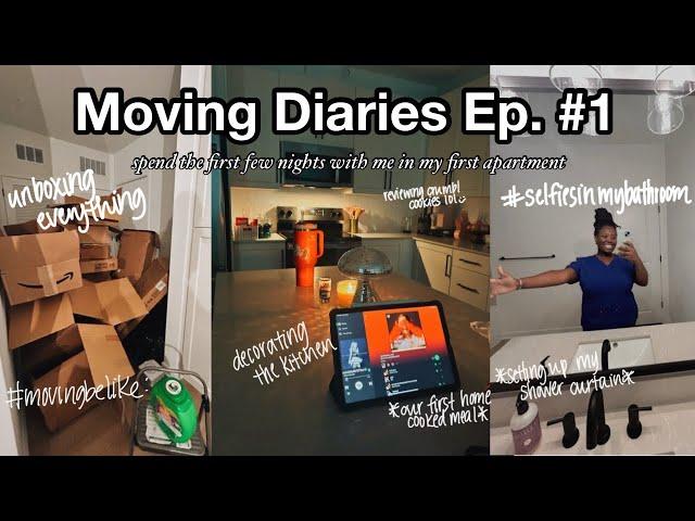 moving diaries - spend the first few nights in my apartment