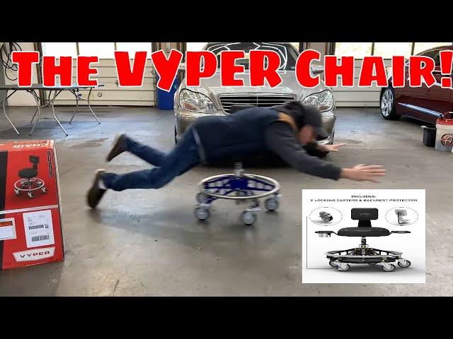 Detail Your Auction Car In COMFORT!! The Vyper Chair!! Robust Steel Max!