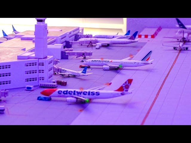 One Day at Denver Model Airport - A Stop Motion Film