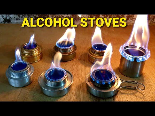 IT'S A STOVE OFF - 7 different alcohol camping stoves ranging from £5 up to £14