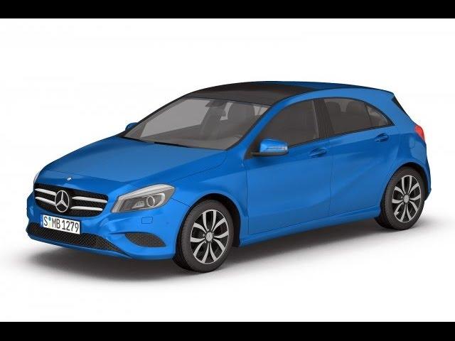 3D Model Mercedes Benz A Class 2012 3D Model at 3DExport.com