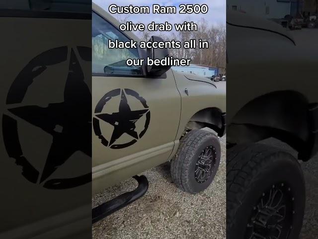 Extreme off road coatings custom bedliner designs #dodge #bedliner #dodgecummins #diesel #bedliners