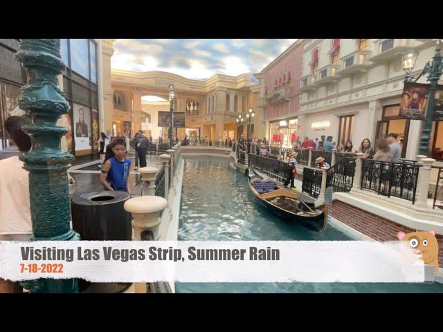 Visiting Las Vegas Strip, Summer Rain