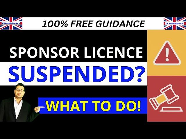 UK Sponsor License Suspension | Revoked | Revocation