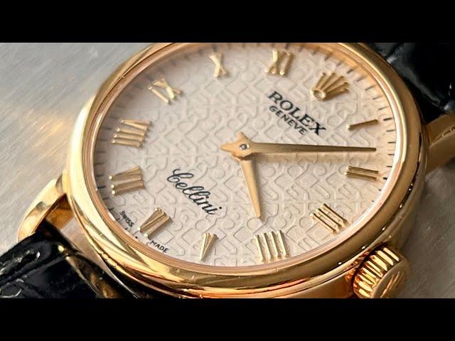 This Rolex is not what you think - what’s inside will shock you - restoration gold Cellini tutorial