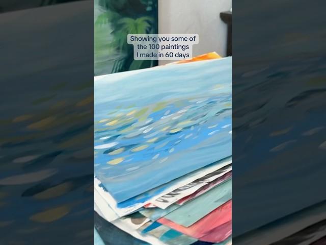 100 paintings in 60 days: a preview #abstract #painting #artist #artwork rk
