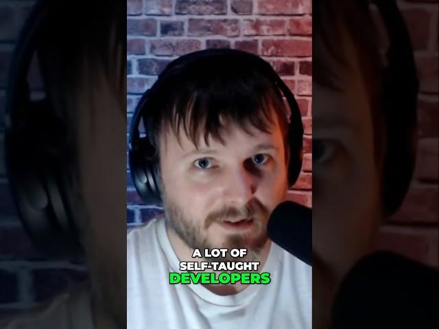 Self taught developers need to stop lying to themselves