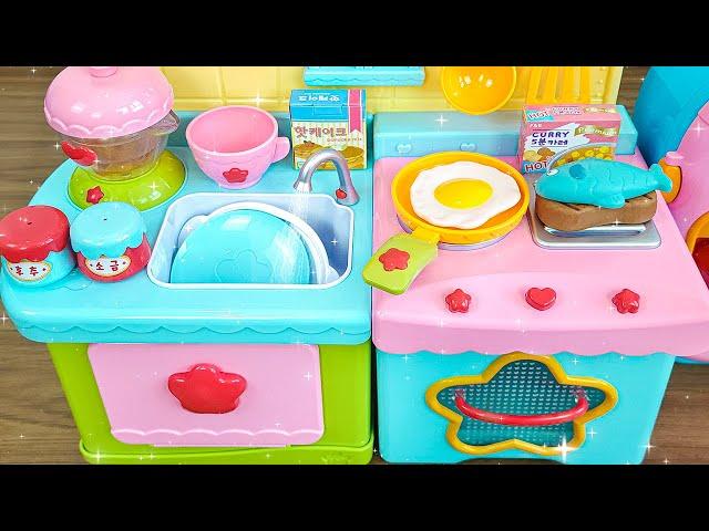 Satisfying with Unboxing Cute Kitchen Cooking Playset, Disney Toys Collection Review | ASMR