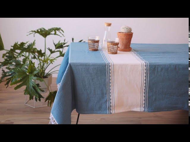 Boho Home Dining Decor Ideas - Mexican Style Home Decor Using Authentic Oaxacan Handmade Tablecloths