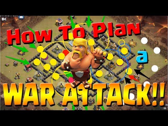 Clash of Clans: How to Plan a War Attack + LIVE GoVaHo!!  BTP vs Vancouver BC