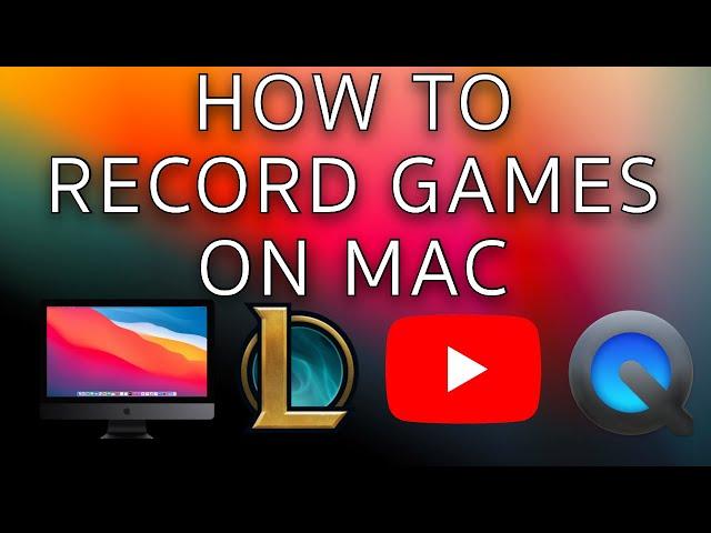 How to record your League of Legends & other games on Mac (Screen and Audio) - 2023 Updated