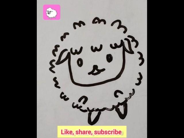 Sheep drawing ideas #art #drawing #viralvideo #shrots #yt