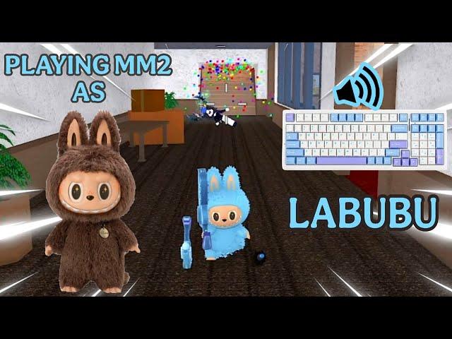LABUBU DESTROYS TEAMERS AND CAMPERS IN MM2 + GAMEPLAY *KEYBOARD ASMR*