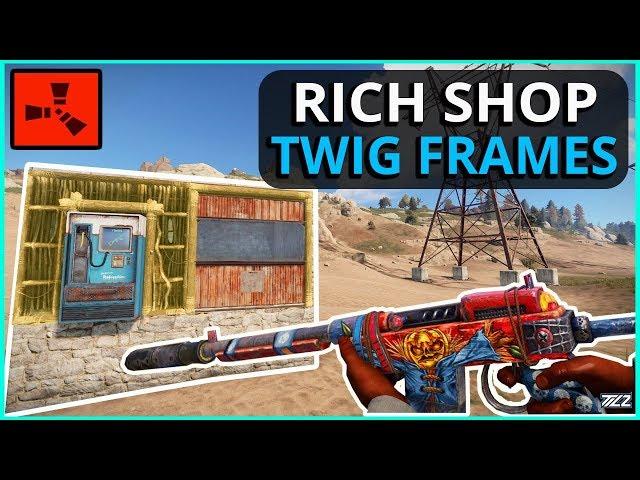 RICH SHOP Owner Forgot To UPGRADE His FRAMES!! Rust Solo Survival Gameplay