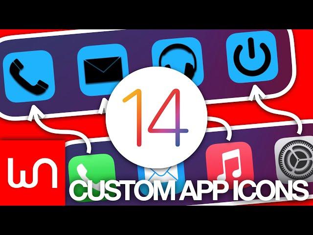 iOS 14 CUSTOM APP ICONS On Home Screen Setup!