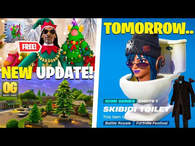 Fortnite NEW Update - Everything to Expect! (Skibidi Toilet, FREE Snoop Dogg Skin)