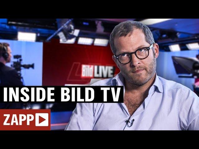 BILD TV: Wie Julian Reichelt mit Emotionen Fernsehen macht | ZAPP | NDR