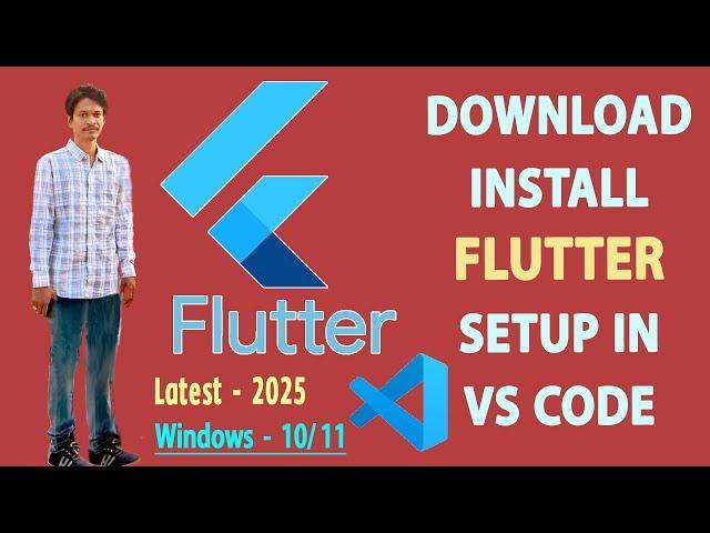 How to Install Flutter Setup in VS Code On Windows 10 l 11 Latest 2025