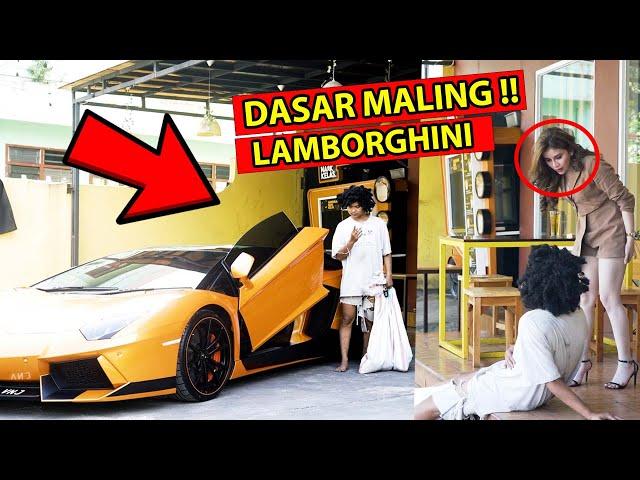 CEWE MATRE ?? GEMBEL SULTAN DIBILANG MALING LAMBORGHINI ??wkwk....