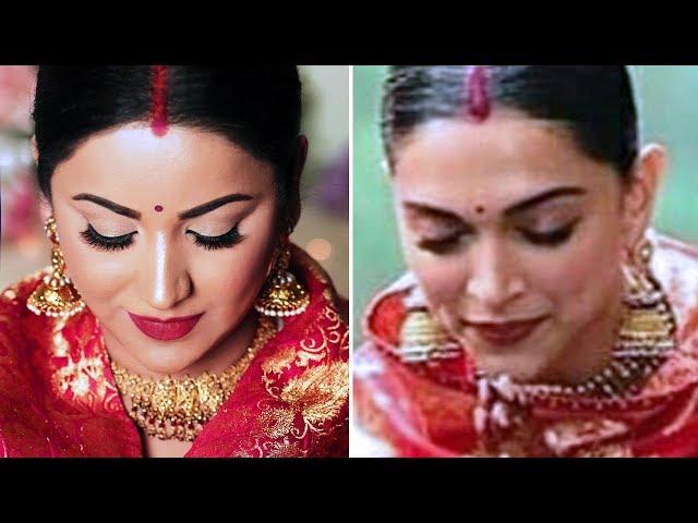 How To: Deepika Padukone "SINDOOR" LOOK | Complete Hair and Makeup Tutorial