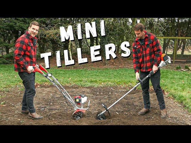 Mini Tillers? Are they the same? Are they Good? Stihl - Mantis - EGO - EuroSystems